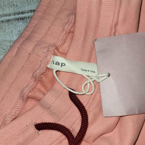 Nap pink balloon cotton sweatpants - Picture 8 of 10